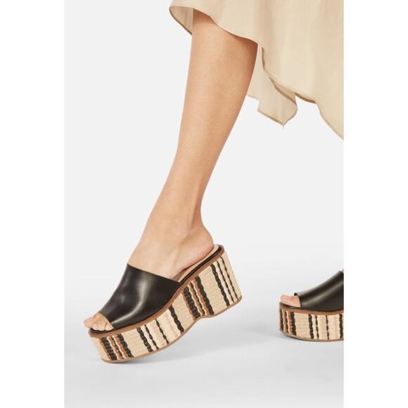 JustFab Raedell Platform Espadrille Size 8.5 BRAND NEW WITH BOX - Picture 1 of 9